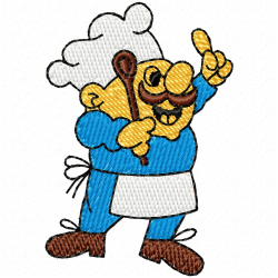 Chef Embroidery Design 5